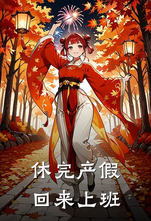 休完产假回来上班。